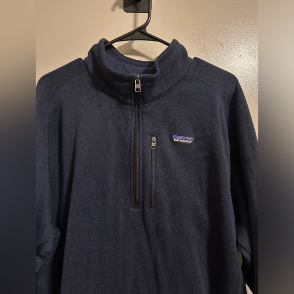 Patagonia better sweater quarter zip with small company logo size XXL - Picture 2 of 5